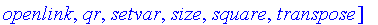 [chol, closelink, defined, det, dimensions, eig, ev...
