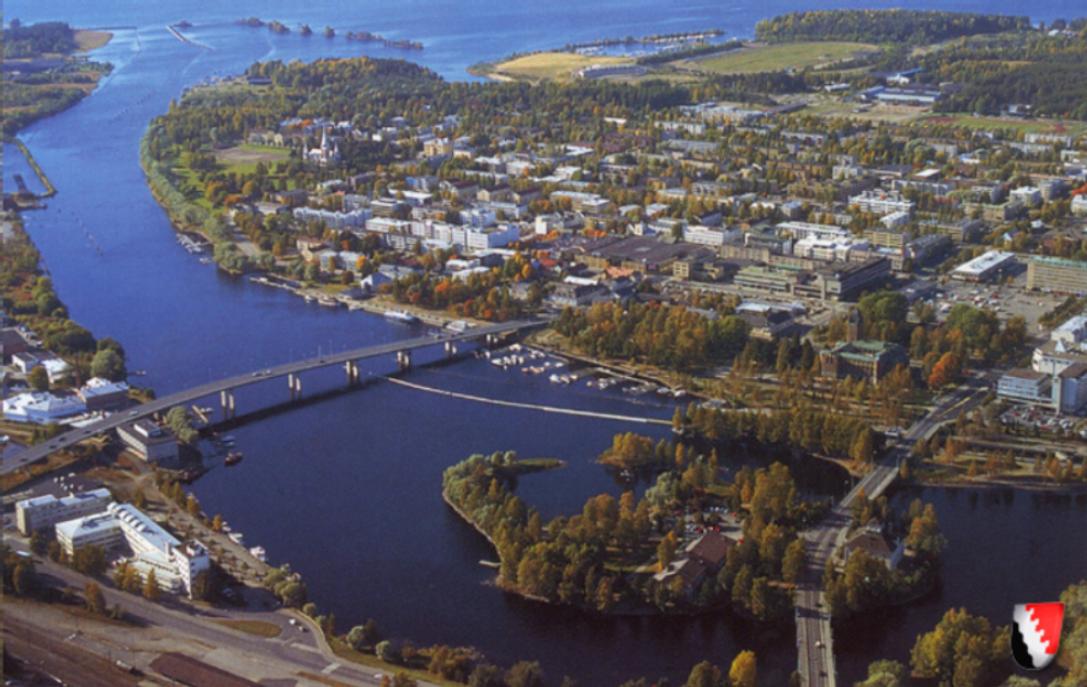 Joensuu up from the air