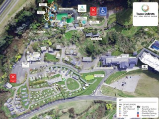 Aerial view of Taupo DeBretts Spa Resort