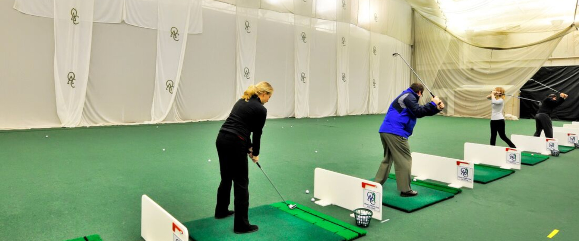 Golf Hitting Stations