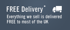 Free Delivery* - Everything we sell is delivered FREE to most of the UK