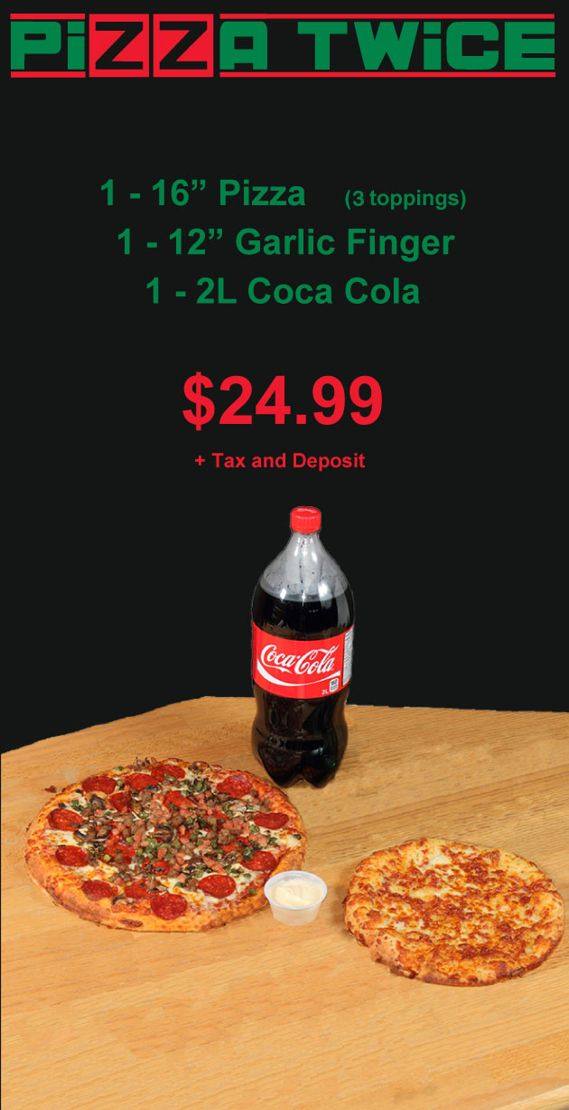 pizza twice $24.99 deal
