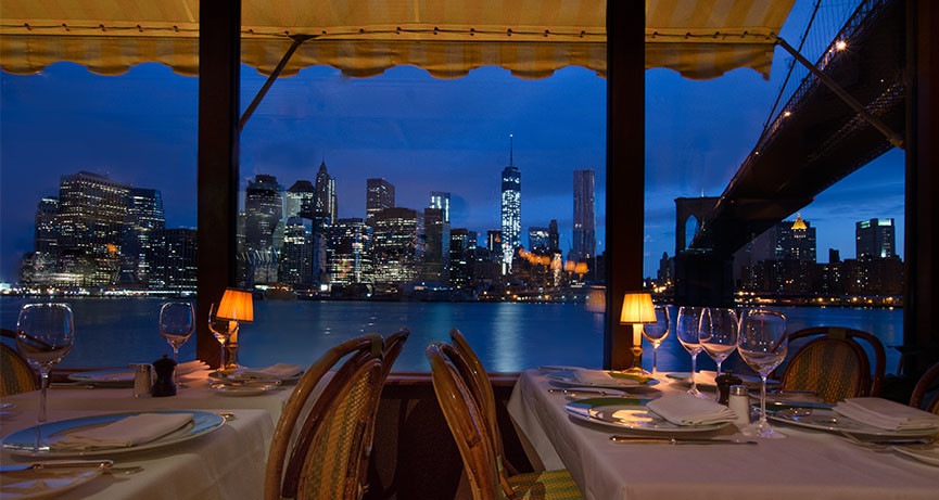Brooklyn Bridge View From The River Cafe
