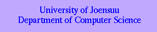 Tietojenksittelytieteen laitos - Department of Computer Science