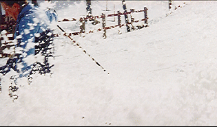 The aim is to throw snow at the photographer.