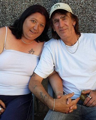 Mike Holpin, with his fiancee Diane and right on This Morning, got his first woman pregnant in his late teens