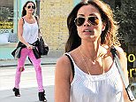 7 APRIL 2015  - LONDON  - UK\n*** EXCLUSIVE ALLROUND PICTURES ***\nMELANIE SYKES OUT SHOPPING IN SUNNY SOUTH KENSINGTON. THE PRESENTER WAS LOOKING FOXY AND STRUTTING HER STUFF AS SHE WALKED THE STREET IN RIPPED PINK JEANS AND A VEST.\nBYLINE MUST READ : XPOSUREPHOTOS.COM\n***UK CLIENTS - PICTURES CONTAINING CHILDREN PLEASE PIXELATE FACE PRIOR TO PUBLICATION ***\n**UK CLIENTS MUST CALL PRIOR TO TV OR ONLINE USAGE PLEASE TELEPHONE  442083442007