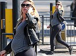 Heavily pregnant model Abbey Clancy out and about in London, UK. 07/07/2015\nBYLINE MUST READ : GOTCHAIMAGES.COM\nCopyright by © Gotcha Images Ltd. All rights reserved.\nUsage of this image is conditional upon the acceptance \nof Gotcha Images Ltd, terms and conditions available at\nwww.gotchaimages.com