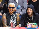 LOS ANGELES, CA - APRIL 07:  Amber Rose attends a basketball game between the Los Angeles Lakers and the Los Angeles Clippers at Staples Center on April 7, 2015 in Los Angeles, California.  (Photo by Noel Vasquez/GC Images)
