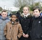 FROM JOHN JEFFAY AT CASCADE NEWS LTD    0161 660 8087 /  07771 957773  john@cascadenews.co.uk / www.cascadenews.co.uk
Syndicated for Gravesend News Shopper   
 kids at the school have been banned from running in the school playground. 
L/R, Bradley McBryde 11, Luca Serrone 9, Mia Burn 11, Diesel Sparks 11. 
CHILDREN at a primary school have been banned from running in the playground.
The head teacher at Riverview Juniors in Cimba Wood, Gravesend, Kent, said pupils risked injury from a chasing game
But angry mum Rachael Sparks said it was  "a step too far".  She said her son, 11-year-old Diesel, returned home on March 27 upset because he and other children had been told they could no longer run in the playground.
Ms Sparks, 41, of St Hildas Way, said: "My son came home on Friday and said 'they've banned running in the playground mummy'.