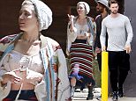 135248, EXCLUSIVE: Miley Cyrus wears a colorful hippie-style outfit as she shops with BFF and personal assistant Cheyne Thomas while on vacation in Northern California. Miley, who's beau Patrick Schwarzenegger was recently photographed getting close to a female friend, wore a corset top, a long, colorful skirt, a beanie, and a jacket as she walked around. California - Tuesday April 7, 2015. Photograph: Juan Sharma/Bruja, © PacificCoastNews. Los Angeles Office: +1 310.822.0419 sales@pacificcoastnews.com FEE MUST BE AGREED PRIOR TO USAGE