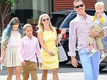 05.APRIL.2015 - VENICE - USA\n*** EXCLUSIVE ALL ROUND PICTURES AVAILABLE FOR UK ONLY ***\nREESE WITHERSPOON, JIM TOTH, AVA PHILLIPPE, DEACON PHILIPPE AND TENNESSEE TOTH\nREESE WITHERSPOON LEAVES CHURCH WITH HER THREE CHILDREN AND HUSBAND JIM TOTH ON EASTER SUNDAY.\nREESE LOOKED RADIANT IN A BRIGHT YELLOW SUNDRESS AND WHITE HEELS WHILE HER 15 YEAR OLD DAUGHTER AVA SHOWED OFF HER NEW BLUE LOCKS.\nBYLINE MUST READ : XPOSUREPHOTOS.COM\n***UK CLIENTS - PICTURES CONTAINING CHILDREN PLEASE PIXELATE FACE PRIOR TO PUBLICATION ***\n
