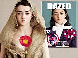 Credit as follows\nMaisie Williams shot by Ben Toms and styled by Robbie Spencer for Dazed Magazine Spring / Summer 2015. Issue on sale Thursday 9th April\n\n