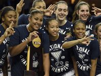 Connecticut found itself back in familiar territory at the top of the women's basketball world after defeating Notre Dame in the NCAA championship game in Tampa.
