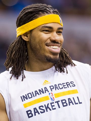 Indiana Pacers forward Chris Copeland shoots around