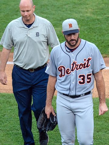 Justin Verlander termed the upper triceps strain "grabby"