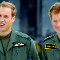 Prince William and Prince Harry helicopter training
