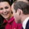 The Duchess of Cambridge smiles as she and Prince William visit the The Door and the City Kids Foundation on December 9.