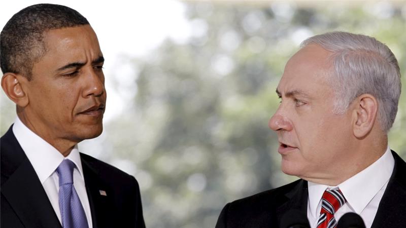 In a phone conversation with Obama, Netanyahu said that the emerging deal "would threaten the survival of Israel" [Reuters]
