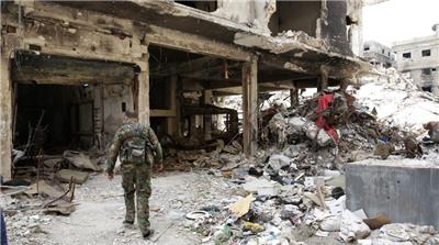 UN chief Ban Ki-moon said that the Yarmouk camp is "the deepest circle of hell" in Syria's four-year civil war [AFP]