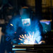 Welders at Fox Company in Philadelphia fabricating bolts for roads and bridges. While the job market has been showing signs of life, other economic yardsticks have been anemic.