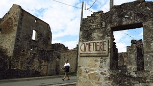 The ruins of Oradour-sur-Glane, France