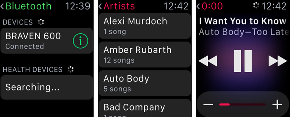 apple watch music 3up
